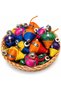 2 Pieces Wooden Spinning Top – with String Throwing Mechanism, Colorful Painted Design, Traditional Street Game and Children's Toy, Spinning Top - 4