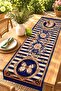 Framed Horse and Flowers Patterned Runner/Tablecloth/Placemat