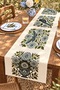 Drawing of Hummingbird, Bird, Flowerpot Patterned Runner / Tablecloth / Placemat - 3