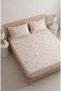 Star Patterned Cotton Sheet Set |   Elastic Sheet and Pillowcase |   Compatible with Every Set |   Stylish and Practical - 3