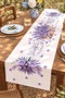 Purple Lavender Patterned Runner / Tablecloth / Placemat - 3
