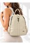 Washable Soft Leather Large Size Luxury Design Backpack Size: 35 X 31 cm Shopper
