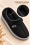 Men's Home Slippers with Fur Insole Luxury Home Slippers - 2