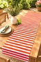 Striped Sea Animals Patterned Runner/Tablecloth/Placemat