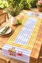 Crab and Sardine Patterned Runner / Tablecloth / Placemat