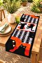 Cats Watching Patterned Runner / Tablecloth / Placemat - 2