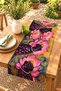 Pink Spotted Jaguar Patterned Runner/Tablecloth/Placemat - 2