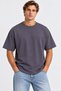 Men's Oversize T-Shirt T-Shirt Casual Fit White Smoked Gray Khaki Red Black Stone