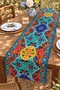 Colorful Ethnic Patterned Runner / Tablecloth / Placemat - 3