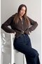 Double Zipper High Collar Wool Blend Knitwear Cardigan - 7