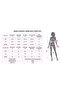 Women's long sleeve crew neck viscose two thread blouse pants and crack leather vest three piece set - 4