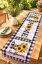 Home Love Sunflower Patterned Runner / Tablecloth / Placemat
