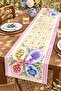 Colorful Floral Bouquets Patterned Runner / Tablecloth / Placemat - 3