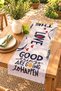 Love Is Real Patterned Runner / Tablecloth / Placemat - 2