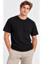 Men's Oversize T-Shirt T-Shirt Casual Fit White Smoked Gray Khaki Red Black Stone - 2