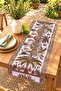 Date Palm Tree Patterned Runner / Tablecloth / Placemat - 2