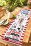 Retro Cinema Patterned Runner / Tablecloth / Placemat