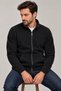 Unisex 270 Gr Cotton Fleece Zippered Stand Collar Kangaroo Pocket Winter Fleece
