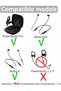 رؤوس سماعات أذن بديلة لـ Powerbeats Pro/Beats Flex، رؤوس سماعات أذن بديلة من الجل، سدادات أذن، رؤوس سماعات أذن C - 2
