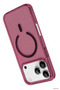 Zngzrmll Newface iPhone 18 Pro Pc Real Magsafe Cover (223854) - Claret Red - 3