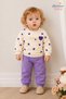 Baby Girl Set Lovely Heart Patterned Long Sleeve Bottom Top Seasonal 2 Piece Set