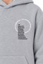 26010-26 Men's Printed Hooded Kangaroo Pocket Plain Ribbed Sweatshirt 11–14 Years - 5