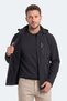 Hadil Men's Black Coat & Jacket - 4