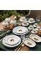 Bramble Bone 25 cm Set of 2 Oval Plates - 2