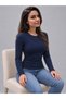 Buzzy 3-Pack Crew Neck Basic Long Sleeve Blouse - 2