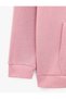 Cotton Comfortable Fit Hooded Half-Zipper Pocketed Printed Sweatshirt - 3