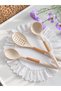 3-Piece Silicone Spoon, Ladle, Colander Set, Heat Resistant, Fireproof, Non-Stick Set - 2