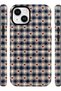 iPhone 15 Compatible - Plaid Hearts, Double Layer Cover, Glossy Surface Protective Case - 2