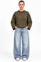 Women's Striped Oversize Long Sleeve
