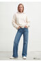 Hooded Ecru Basic Sweatshirt 1S10575-83043