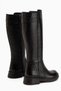 June Genuine Leather Black Women's Boots - 6
