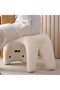 Vanity Stool, Cute Animal Ottoman, Dressing Chair, Makeup Chair, Footrest Stool for Women Girls, Plush Vanity Seat for Living Room, Bedroom, Dressing Room, Makeup Area, Beauty Parlour & Saloon (C) - 4