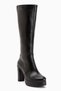Suzy Black Platform Heeled Women's Boots - 2