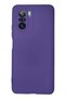 Xiaomi Poco F3 Compatible Case Nano Velvet Silicone - Purple - 7