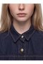 Alita City Farkıyla Xside Navy Blue Denim Straight Loose & Baggy Women's Jean Jacket - 3