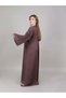 Brown Broad Sleeves Abaya - 3
