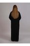 Black Nida Embellished Open Abaya - 4