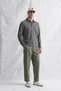 Men's Polo Collar Thessaloniki Fabric Etford T-Shirt Gray - 3