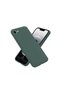 Apple iPhone 16E Compatible Case with Velvet Silicone Inside - Dark Green - 7