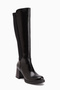 Mariya Black Heeled Women's Boots - 2