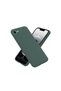 Apple iPhone 16E Compatible Case with Velvet Silicone Inside - Dark Green - 6