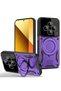 Xiaomi Redmi 14C Compatible Case with Joy Lens Stand - Purple - 5
