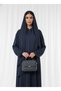 Lightweight Navy Harir Maqsood Prayer Abaya - 4