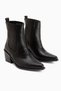 Elvia Black Elastic Women's Boots - 3