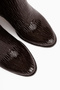 Teresa Brown Patterned Heeled Women's Boots - 5