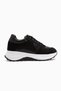 Jolina Black Suede Detailed Women's Sneaker Sports Shoes - 2
